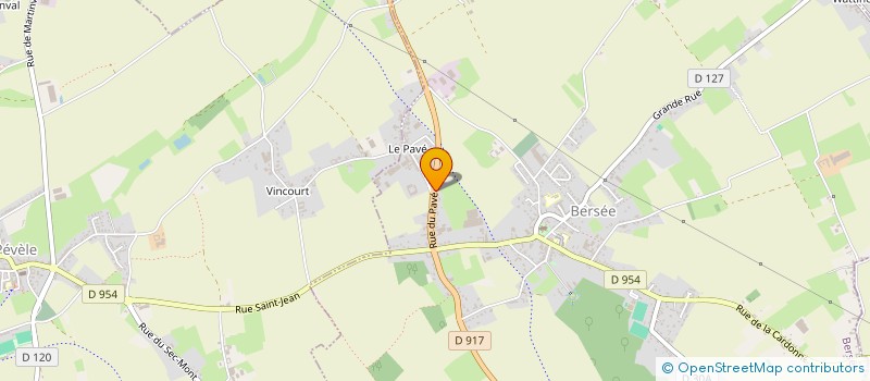 localisation de l'entreprise GROUPEMENT FORESTIER LE DOMAINE DU GRAND BOIS  BERSEE