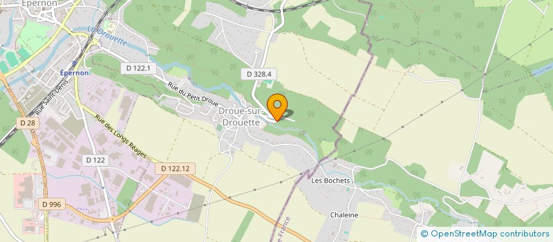 localisation de l'entreprise GROUPEMENT FORESTIER LE HARIAT CLARTE à DROUE-SUR-DROUETTE