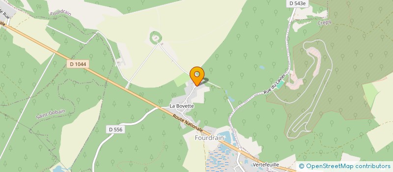 localisation de l'entreprise GROUPEMENT FORESTIER LE LAVIER  FOURDRAIN