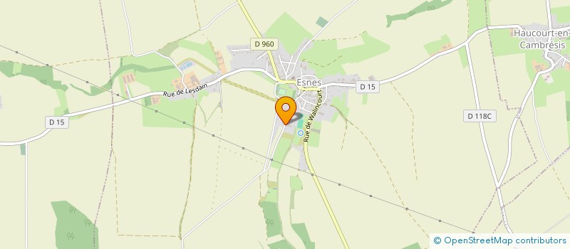 localisation de l'entreprise GROUPEMENT FORESTIER LE PLANTIS à ESNES