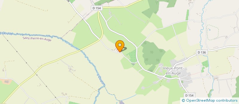 localisation de l'entreprise GROUPEMENT FORESTIER LE VOL DU PAPILLON  LIVAROT-PAYS-D'AUGE