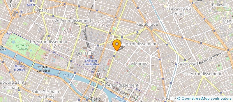 localisation de l'entreprise GROUPEMENT FORESTIER LEFAURE  PARIS