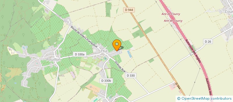 localisation de l'entreprise GROUPEMENT FORESTIER LES BASSIERES  THIL