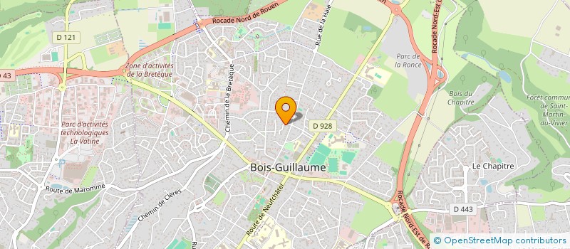 localisation de l'entreprise GROUPEMENT FORESTIER LES BEAUX ROGERS à BOIS-GUILLAUME