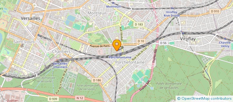 localisation de l'entreprise GROUPEMENT FORESTIER LES BOIS DU PETIT GENE à VERSAILLES