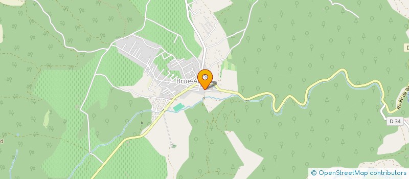 localisation de l'entreprise GROUPEMENT FORESTIER LES BUISSIERES  BRUE-AURIAC