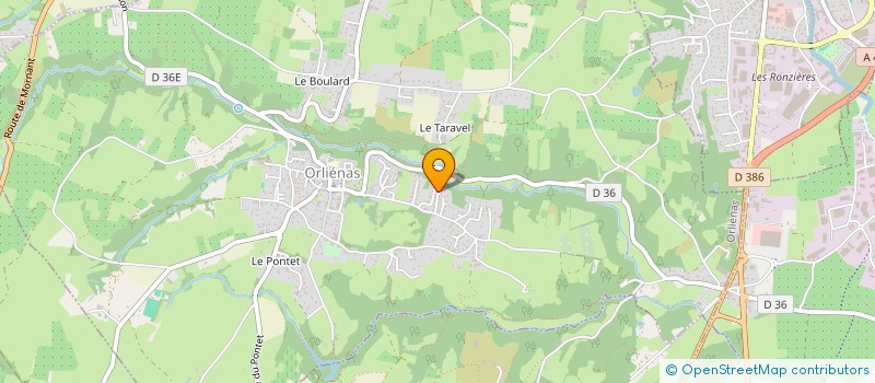 localisation de l'entreprise GROUPEMENT FORESTIER LES FORETS DU MONT SAINT ROMAIN  ORLIENAS