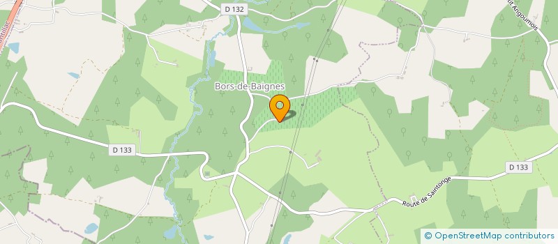 localisation de l'entreprise GROUPEMENT FORESTIER LES PETITES FONTS à BORS (CANTON DE CHARENTE-SUD)