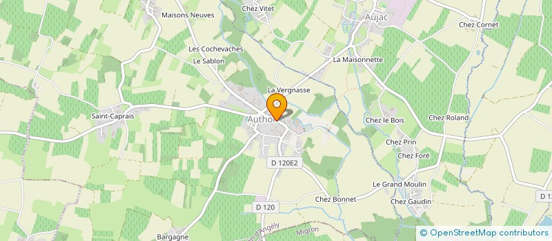 localisation de l'entreprise GROUPEMENT FORESTIER LES ROYAUX  AUTHON-EBEON