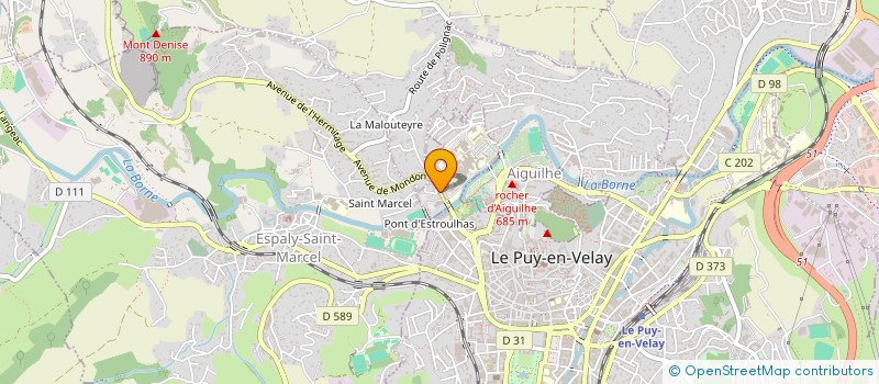 localisation de l'entreprise GROUPEMENT FORESTIER LES SAPETTES à LE PUY-EN-VELAY