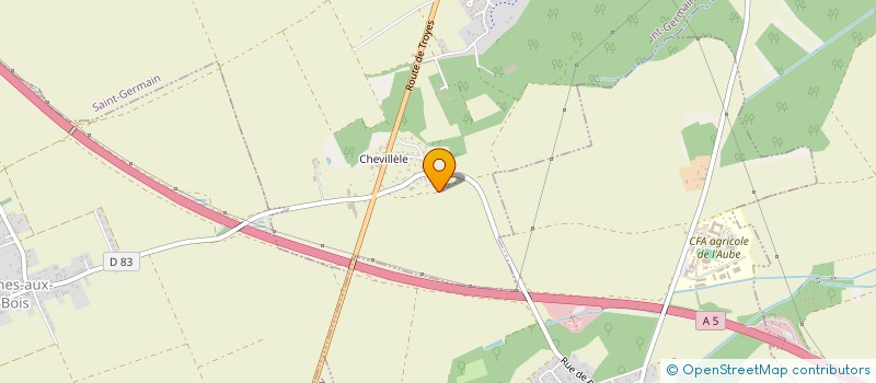 localisation de l'entreprise GROUPEMENT FORESTIER LES SONNERIES  SAINT-GERMAIN