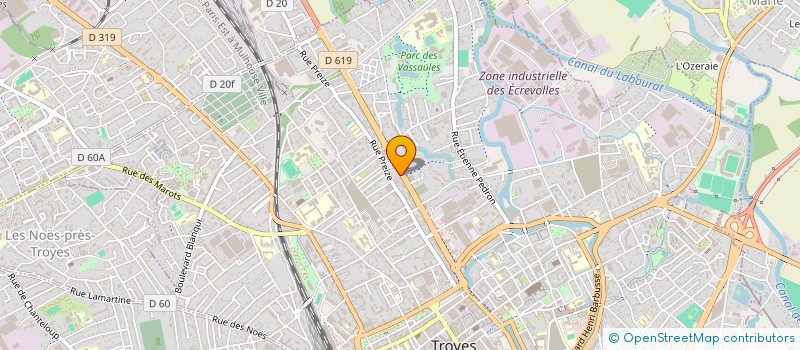 localisation de l'entreprise GROUPEMENT FORESTIER  LES USAGES  FROUARD