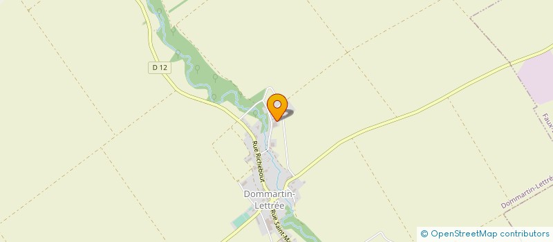 localisation de l'entreprise GROUPEMENT FORESTIER LHOTE  DOMMARTIN-LETTREE