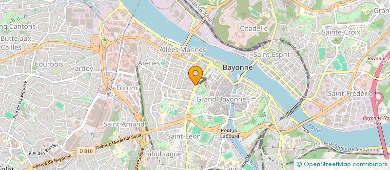 localisation de l'entreprise GROUPEMENT FORESTIER LOU HAPCHOTT  BAYONNE