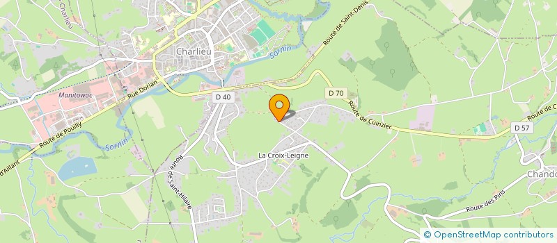 localisation de l'entreprise GROUPEMENT FORESTIER MAPIMAT  CHANDON