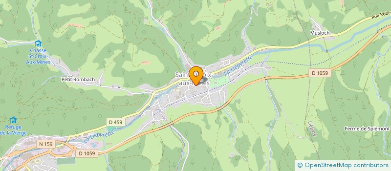 localisation de l'entreprise GROUPEMENT FORESTIER MARIGOUTTE à SAINTE-CROIX-AUX-MINES