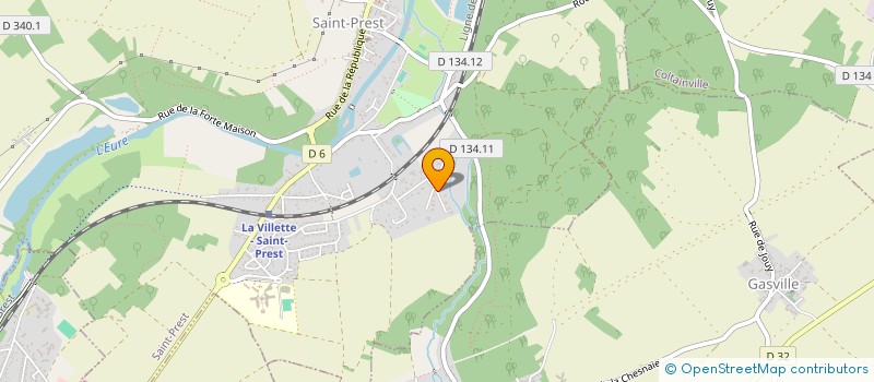 localisation de l'entreprise GROUPEMENT FORESTIER MAUGUE ROCHAMBEAU à SAINT-PREST