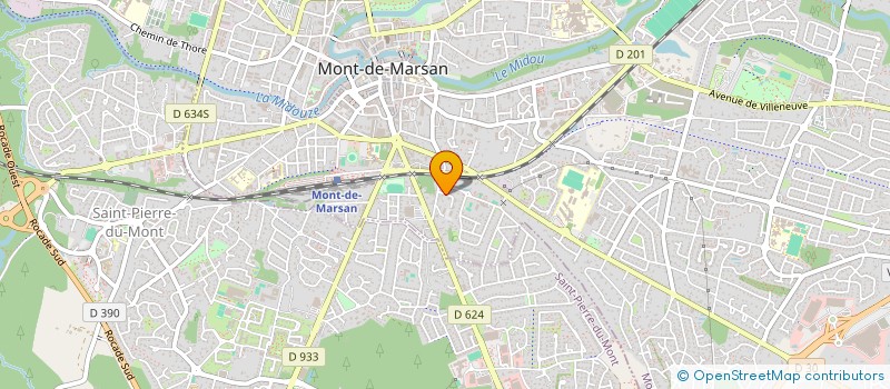 localisation de l'entreprise GROUPEMENT FORESTIER MEYROUS  MONT-DE-MARSAN
