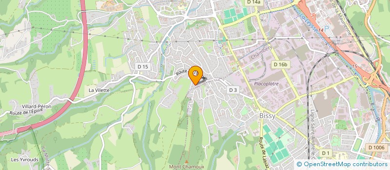 localisation de l'entreprise GROUPEMENT FORESTIER MONTOISEAU  LA MOTTE-SERVOLEX