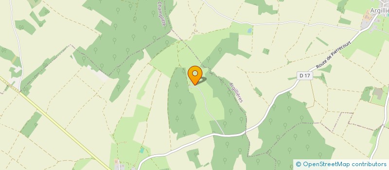 localisation de l'entreprise GROUPEMENT FORESTIER NEE  PIERRECOURT