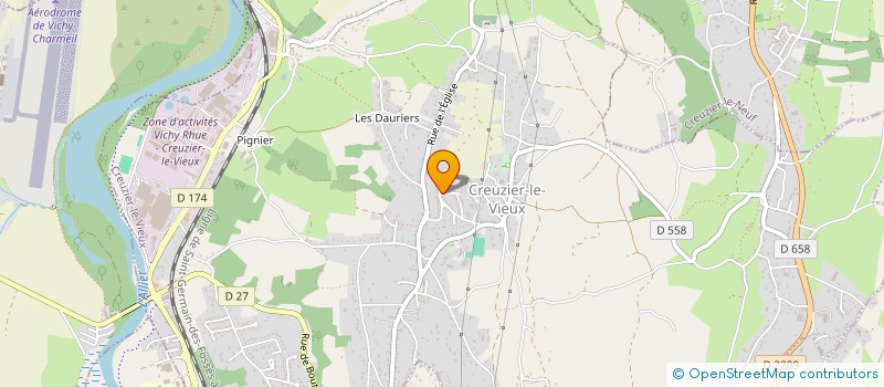 localisation de l'entreprise GROUPEMENT FORESTIER NIEUTIN à CUSSET