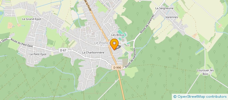 localisation de l'entreprise GROUPEMENT FORESTIER NUISANCE à LE POINCONNET