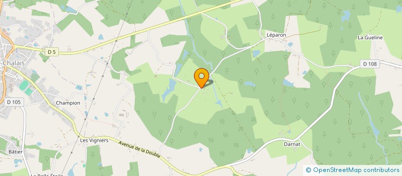 localisation de l'entreprise GROUPEMENT FORESTIER PARC DE GALBRUN  LA ROCHE-CHALAIS