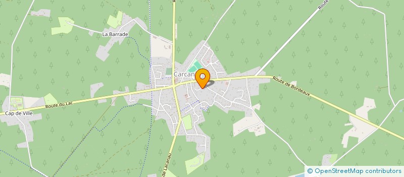 localisation de l'entreprise GROUPEMENT FORESTIER PREVOT  CARCANS