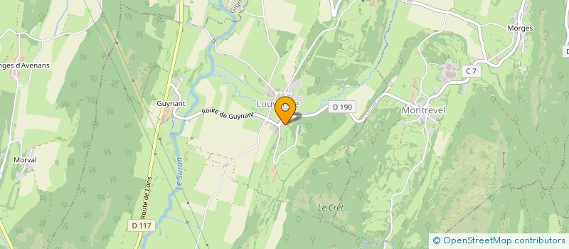 localisation de l'entreprise GROUPEMENT FORESTIER PRIEURE DES CREUX  MONTLAINSIA