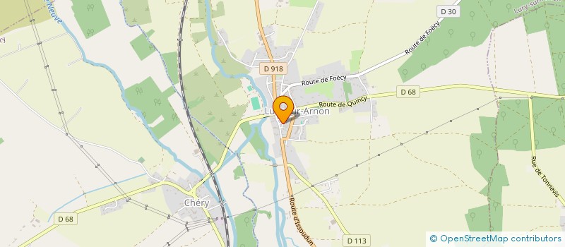 localisation de l'entreprise GROUPEMENT FORESTIER RICCI  LURY-SUR-ARNON