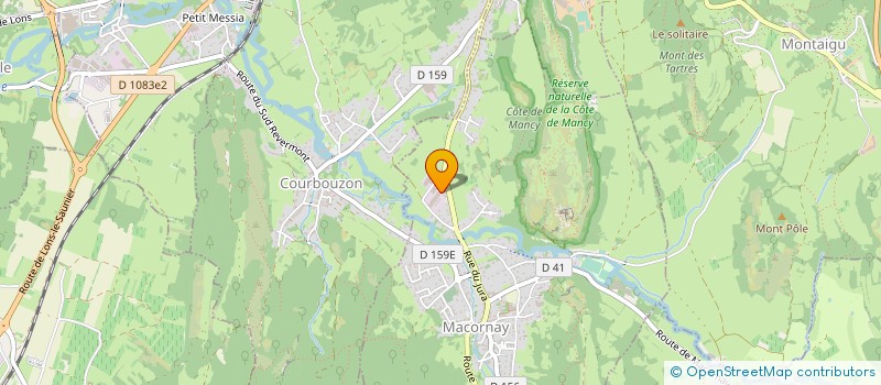 localisation de l'entreprise GROUPEMENT FORESTIER ROCH GESTION DURABLE  MACORNAY