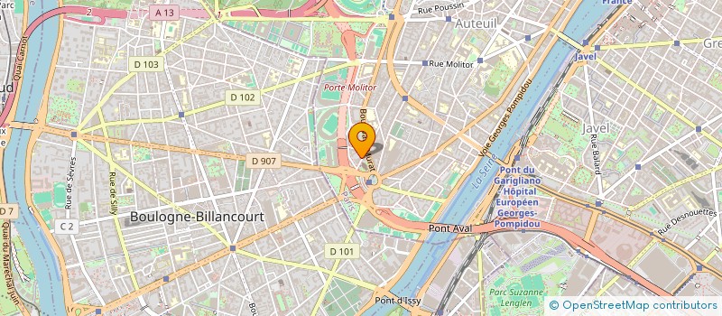 localisation de l'entreprise GROUPEMENT FORESTIER ROUCHERAY  PARIS 16