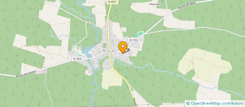localisation de l'entreprise GROUPEMENT FORESTIER SAGEPRO à LABRIT