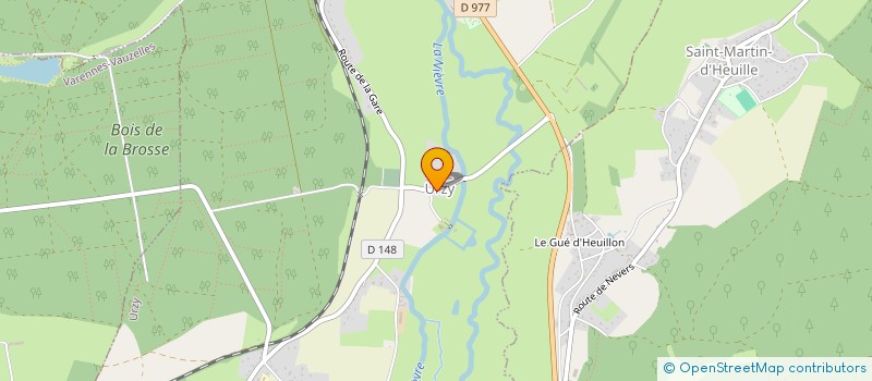 localisation de l'entreprise GROUPEMENT FORESTIER SAINT-CYR à URZY