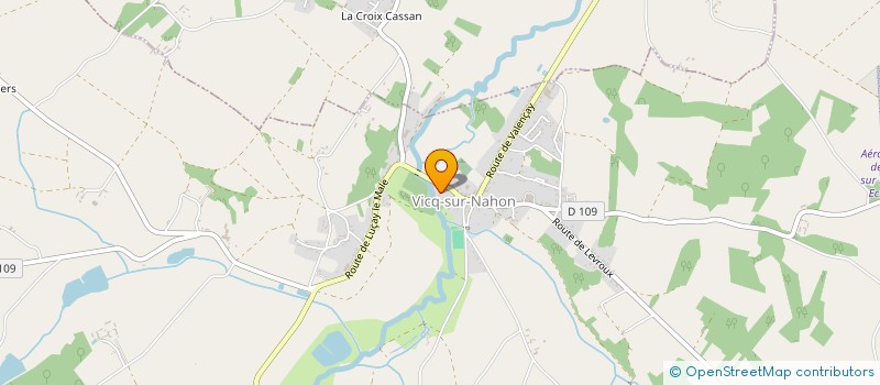localisation de l'entreprise GROUPEMENT FORESTIER SAINT PAUL à VICQ-SUR-NAHON