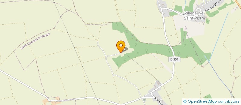 localisation de l'entreprise GROUPEMENT FORESTIER SAINT SYLVESTRE  SAINT-QUENTIN-LE-VERGER