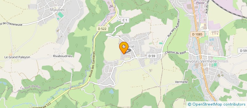 localisation de l'entreprise GROUPEMENT FORESTIER SAONOIS  SAINT-AGNIN-SUR-BION