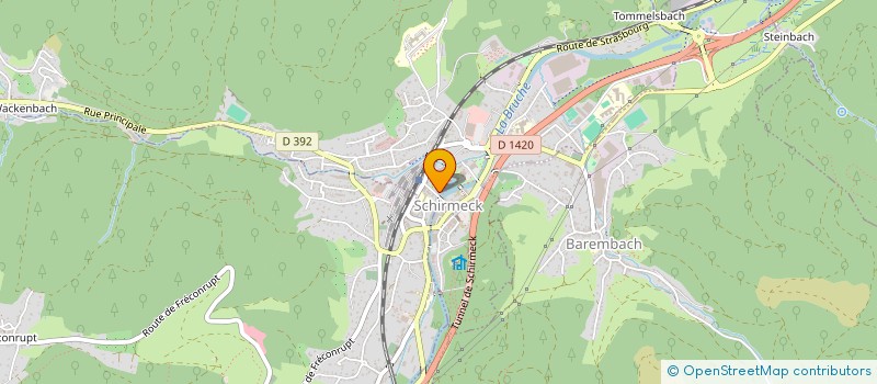 localisation de l'entreprise GROUPEMENT FORESTIER SCHMITTBUHL  SCHIRMECK