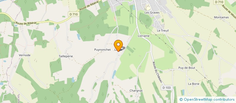 localisation de l'entreprise GROUPEMENT FORESTIER SEQUOIA  GRAND-BRASSAC