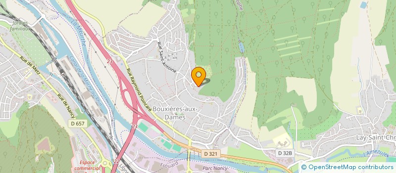 localisation de l'entreprise GROUPEMENT FORESTIER SEQUOIAS  BOUXIERES-AUX-DAMES