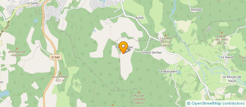 localisation de l'entreprise GROUPEMENT FORESTIER SERILHAC BRUNERYE  VEIX