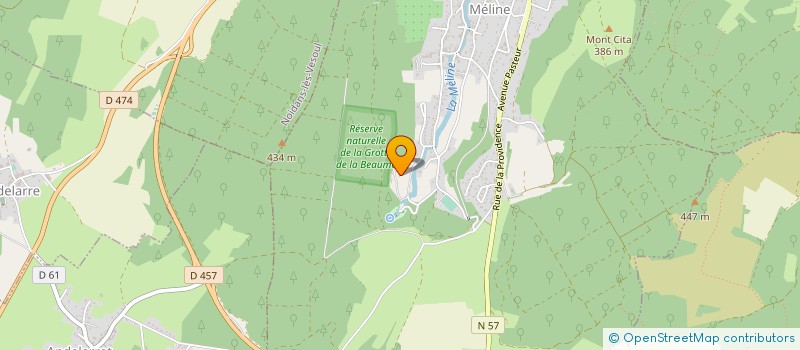 localisation de l'entreprise GROUPEMENT FORESTIER SOL BORDE  ECHENOZ-LA-MELINE