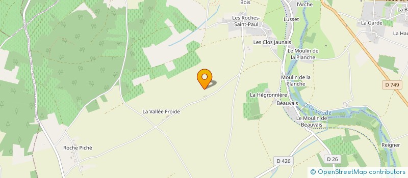 localisation de l'entreprise GROUPEMENT FORESTIER SONNAY  CRAVANT LES COTEAUX