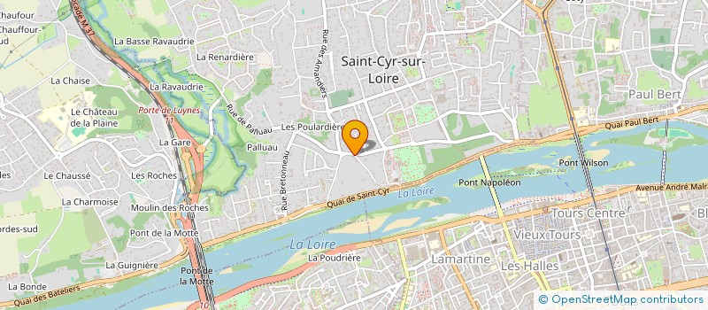 localisation de l'entreprise GROUPEMENT FORESTIER ST FIACRE  SAINT-CYR-SUR-LOIRE