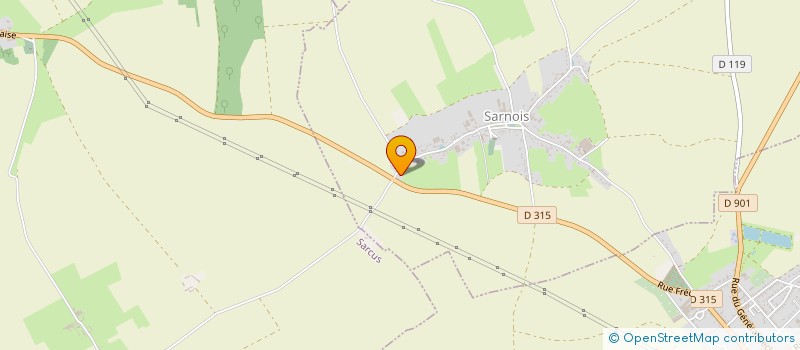 localisation de l'entreprise GROUPEMENT FORESTIER ST HUBERT  SARNOIS