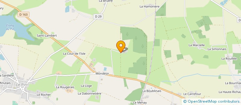 localisation de l'entreprise GROUPEMENT FORESTIER ST MARS LA JAILLE à VALLONS-DE-L'ERDRE