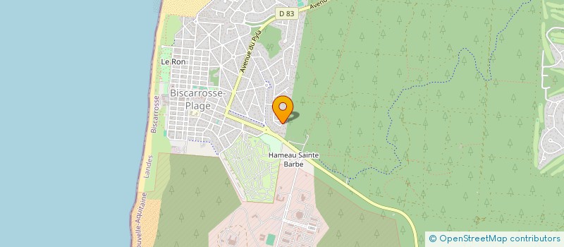 localisation de l'entreprise GROUPEMENT FORESTIER SYRINX-PAN  VILLANDRAUT