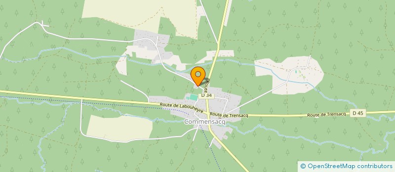 localisation de l'entreprise GROUPEMENT FORESTIER TARCAB  COMMENSACQ