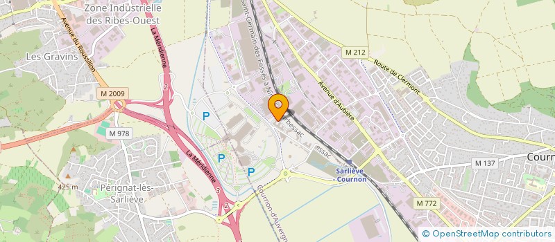 localisation de l'entreprise GROUPEMENT FORESTIER TOUEIX FAMILY  COURNON-D'AUVERGNE