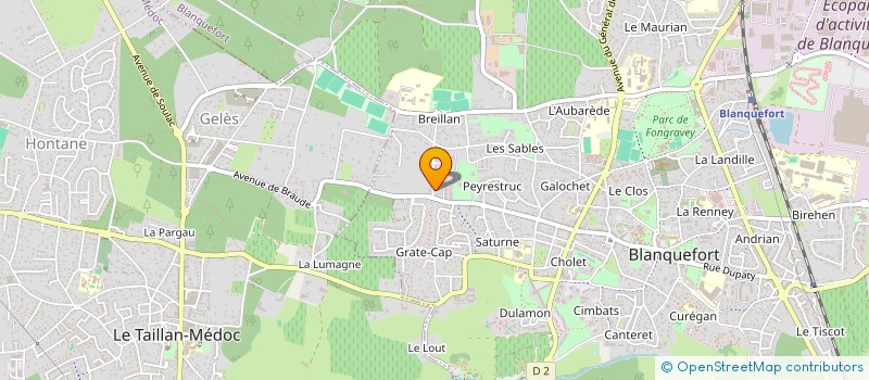 localisation de l'entreprise GROUPEMENT FORESTIER TRES PIGNADAS à BLANQUEFORT